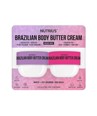 Nutrius Brazilian Body Butter Body Cream Set 2 Pieces