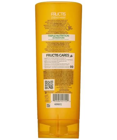 Garnier Fructis Triple Nutrition Nourishing Conditioner 354ML - Buy Online on GoSupps.com