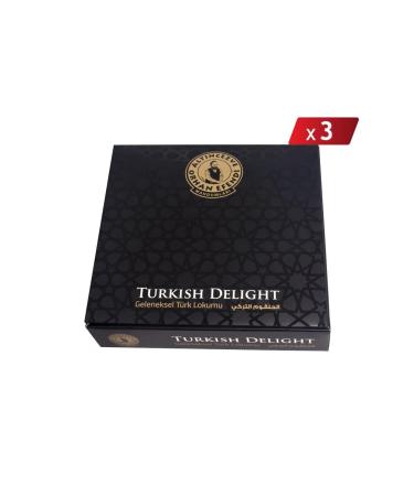 Alt ncezve Orhan Efendi Double Roasted Pistachio Coconut Turkish Delight 400 Gr - 3-PACK