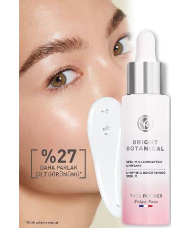 Yves Rocher Anti-Stain and Anti-Wrinkle Herbal Care Bright Botanical - Niacinamide & Vitamin C Serum - 30ml - Buy Online on GoSupps.com