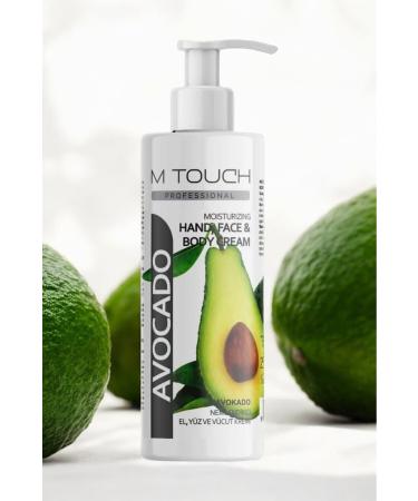 mtouch M Touch Avocado Moisturizing Hand Face & Body Cream (Avocado Hand Face & Body Cream) 250 Gr