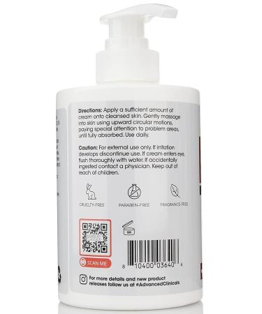 ADVANCED CLINICALS Advanced Clinicals Vitamin C + Turmeric Face and Body Cream 444ML - Buy Online on GoSupps.com