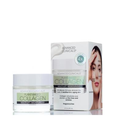 ADVANCED CLINICALS Plant Based Collagen Face Cream 59ml