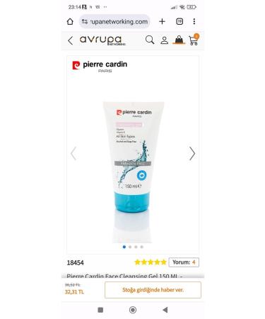 Pierre Cardin Face Cleansing Gel 150 ML - Purifying Face Cleansing Gel - Buy Online on GoSupps.com