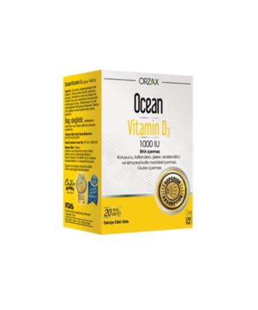 Ocean Vitamin D3 - Ocean Vitamin D3 1000 Iu Spray 20 Ml