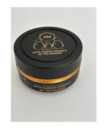 KM NATURAL ACTIVATED CARBON CHARCOAL CLAY FACE MASK CAPPADOCIA ACTION KM 250 gr - Buy Online on GoSupps.com