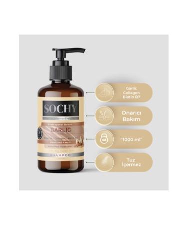 KRN GLOBAL GROUP Socyhy 1000 ML Garlic Extract Salt-Free Shampoo - Buy Online on GoSupps.com