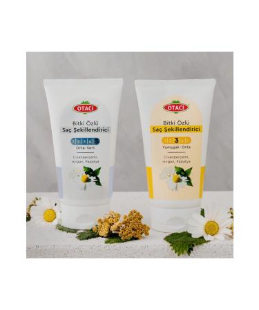 Otac Herbal Essence Hair Styling Hair Gel Medium-Hard + Soft-Medium 2 Piece Set