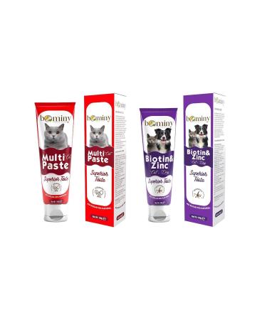 bominy pet Cat and Dog Skin and Fur Health + Multi Paste Laurine Cat Malt Paste 100 Gr - Buy Online on GoSupps.com
