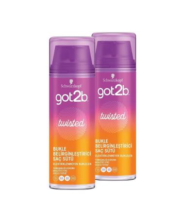 Got2B Twisted Curl Defining Hair Milk 150 Ml X 2 Pieces