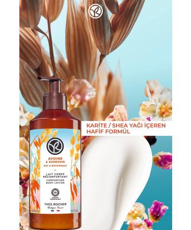 Yves Rocher Moisturising Body Lotion - Soothing Oat & Buckwheat - 390ml - Buy Online on GoSupps.com