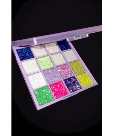 wonderway Glitter Palette - For Face and Body - With Eyeliner Gift - Buy Online on GoSupps.com