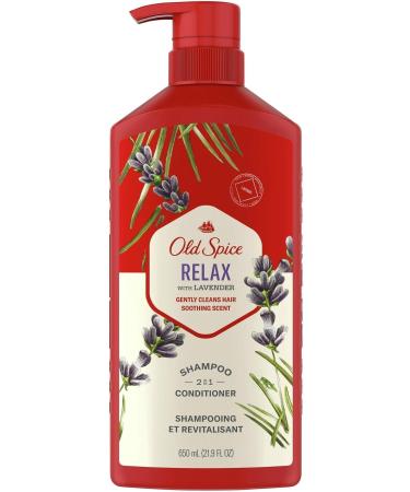 Old Spice Relax With Lavender 2in1 Shampoo And Conditioner 650ml
