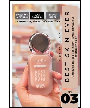 Nera Classy Intense Coverage Foundation - Best Skin Ever 24Hours Makeup Foundation - COVER FOUNDATION