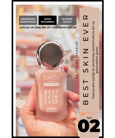 GXMPRO Pretty 24 Hours Lasting Foundation - 24 Hours Natural Beauty Makeup Sculptor - Best Skin Ever - Buy Online on GoSupps.com