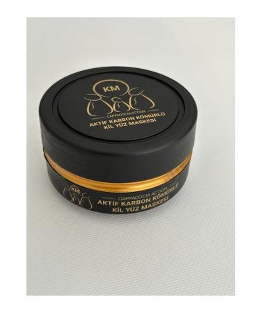 KM NATURAL ACTIVATED CARBON CHARCOAL CLAY FACE MASK CAPPADOCIA ACTION KM 250 gr - Buy Online on GoSupps.com