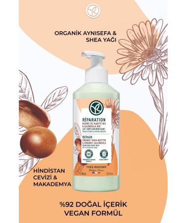 Yves Rocher Body Lotion - Repairing and Moisturizing / Reparation-390 ml-3556 - Buy Online on GoSupps.com