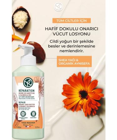 Yves Rocher Body Lotion - Repairing and Moisturizing / Reparation-390 ml-3556 - Buy Online on GoSupps.com