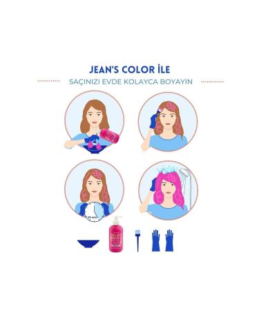 jeans color Jean's Color Mint Green 250 Ml. Mint Green Ammonia Free Balayage Color Hair Dye - Buy Online on GoSupps.com