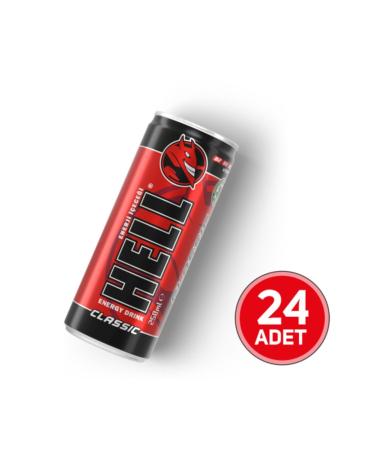 Hell Energy Drink Classic 24 Pieces - Buy Online on GoSupps.com
