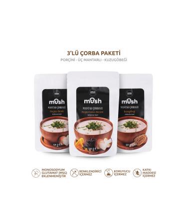 Mush 3-Piece Gourmet Mushroom Mixed Soup Pack