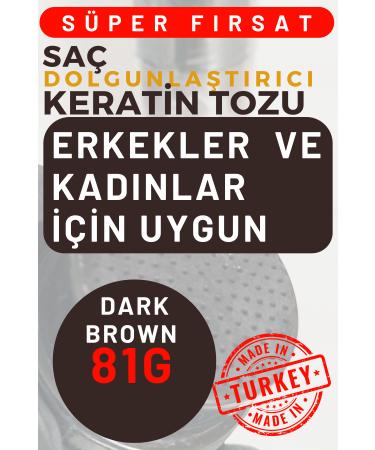 ME PROFESSIONAL 81GR DARK BROWN Hair Thickening Keratin Fibers Topical Hair Powder Hair Concealer Hair Fiber Barber - Buy Online on GoSupps.com