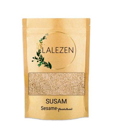 LALEZEN Sesame - White Raw Sesame - Unroasted Sesame 500 Gr