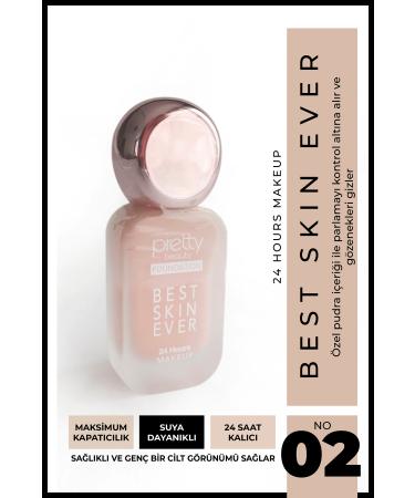 Nera Classy Intense Coverage Foundation - Best Skin Ever 24Hours Makeup Foundation - COVER FOUNDATION