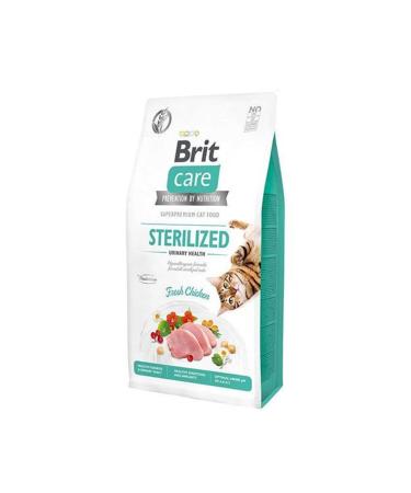 Astra Market Brit Care Hypoallergenic Sterilized Urinary Grain-Free Chicken Sterilized Cat Food 7 Kg