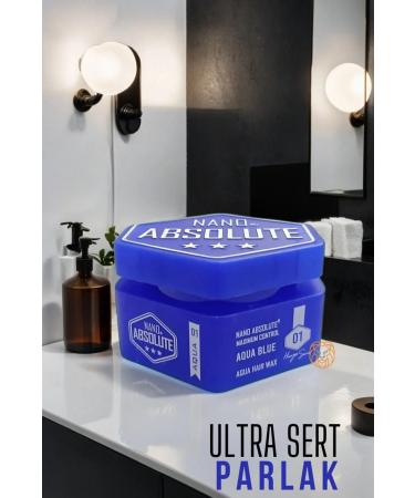 Takaz Global Hair Gel Aqua Blue Hard and Shiny 01 Nano Absolute