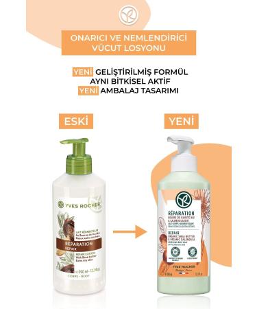 Yves Rocher Body Lotion - Repairing and Moisturizing / Reparation-390 ml-3556 - Buy Online on GoSupps.com