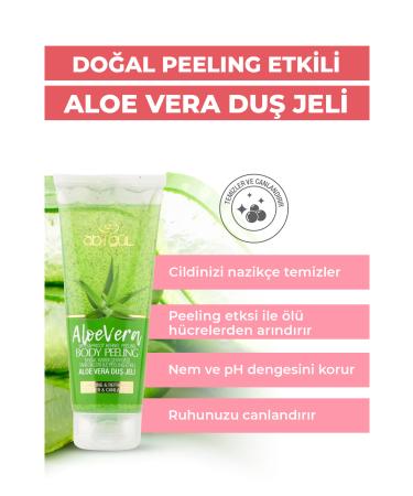 Ab-i Gul Aleo Vera Body Peeling Natural Apricot Kernel Grains 250 Ml - Buy Online on GoSupps.com