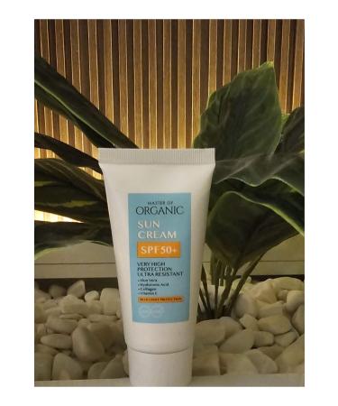 MASTER OF ORGANIC master of organic collagen Sun Cream Spf 50 + Pa +++ Collagen Hyaluronic Sun Cream 50 ML - Buy Online on GoSupps.com