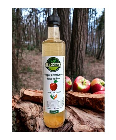 Hand Healing Natural Products 0 Natural Fermented Apple Cider Vinegar 500ml Glass Bottle