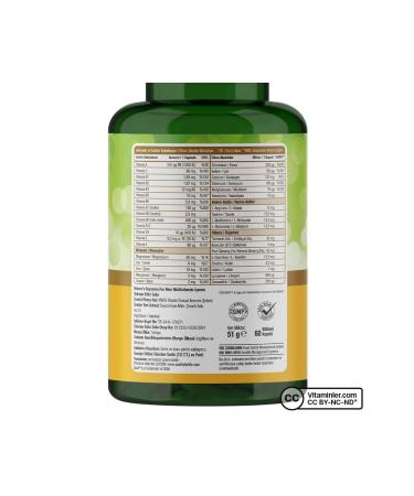 Natures Supreme Multivitamin For Men 60 Capsules - Unflavored - Buy Online on GoSupps.com