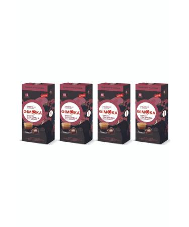 Gimoka Compatible Aluminum Coffee Capsules 10 pcs * 4 pcs - Density 7