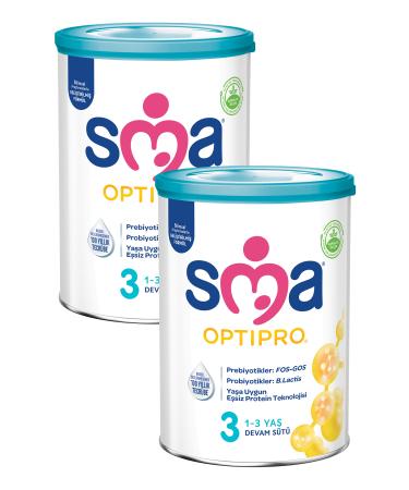 SMA 3 Optipro Probiotic Follow-On Milk 800 gr X 2 Pieces