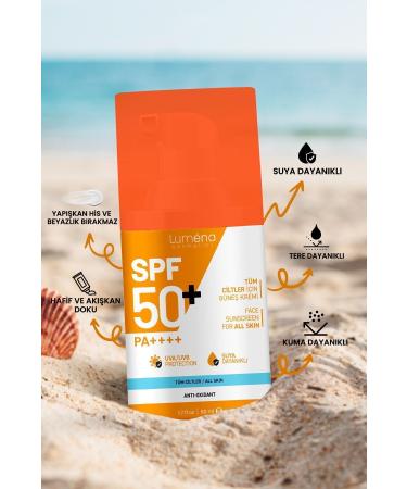 Lum na Cosmetics High Protection Sun Cream SPF50+ for All Skin Types 50 ml - Buy Online on GoSupps.com