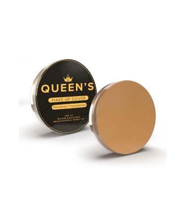 Queens Concealer Foundation Bronze Tone Make Up Cover (WITH PEAR SPONGE GIFT) - Buy Online on GoSupps.com