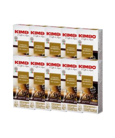 Kimbo Barista Armonia 100% Arabica Nespresso Compatible Capsule Coffee (Box of 10) (10 Boxes)
