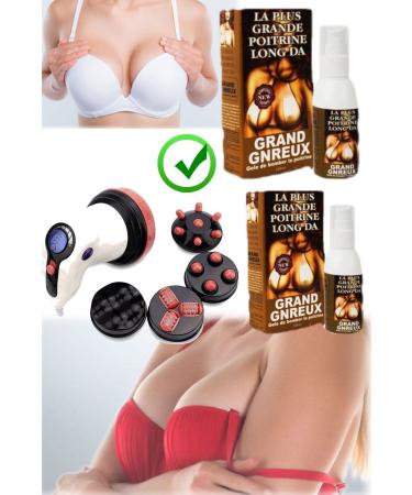 Utelips Professional Massage Tool + 2 Pieces 100 Ml & Recovery 100 Ml Lotion Spray Set