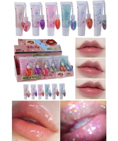 Utelips Lip Gloss Sexy Plump Glitter Lip Make Up Gloss Impressive Gel Heart Lips Sexy - Buy Online on GoSupps.com