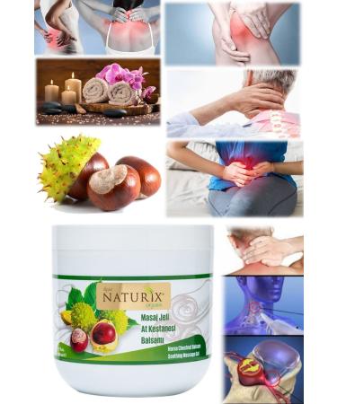 Utelips 3 Pieces X Ideal Horse Chestnut Gel for Waist and Neck Hernia 500ml Period Whole Body Massage Cream Fresh - Buy Online on GoSupps.com