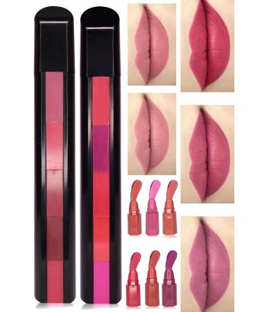 Utelips 5 Different Color Makeup Set Professional Sexy Filled Mixed Reddish 5 In 1 Matryoshka Lipstick Make Up - Buy Online on GoSupps.com