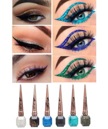 Utelips 6-Piece Anime Figure Glitter Eyeliner Eye Makeup Make-up Shiny Glitter Eyeliner Makeup Set Quality - Buy Online on GoSupps.com
