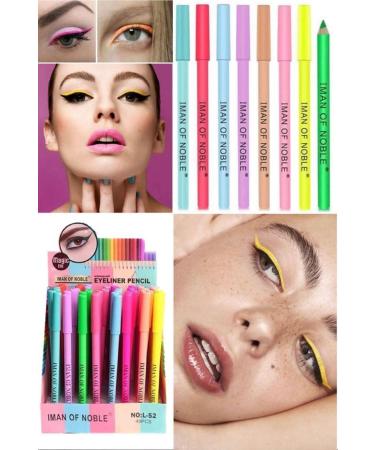 Utelips Eyeliner Pencil Set for Women 8-Colored Eyeliner Colored Shine Pencil Makeup Set - Buy Online on GoSupps.com