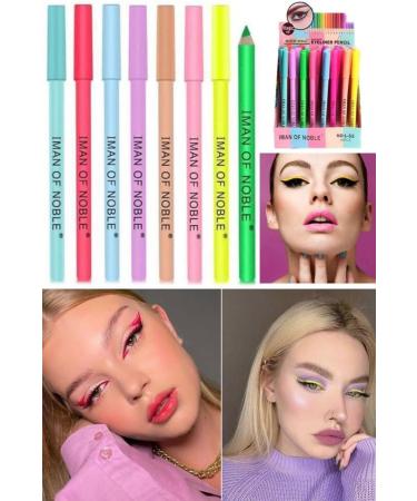 Utelips Eyeliner Pencil Set for Women 8-Colored Eyeliner Colored Shine Pencil Makeup Set - Buy Online on GoSupps.com