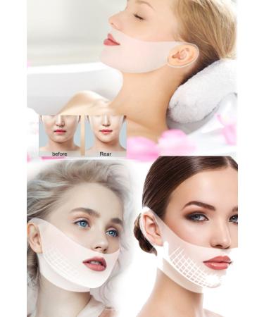 Utelips V Shape Lift Face Mask Ear Hanging Chin Cheek Sexy Look Natural Stretchy Method Unisex V Shape - Buy Online on GoSupps.com