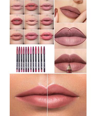 Utelips Full Lips Showing Pencil Set 12 Lip Pencil Professional Sexy Lip Full Pencil Set - Buy Online on GoSupps.com