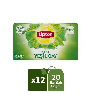 Lipton Herbal Tea Cup Green Tea 20 Pieces X 12 Pieces